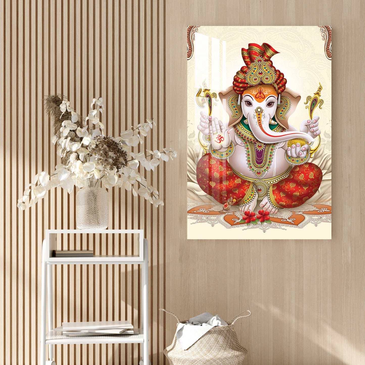 Lambodar Ganesh Acrylic Wall Art