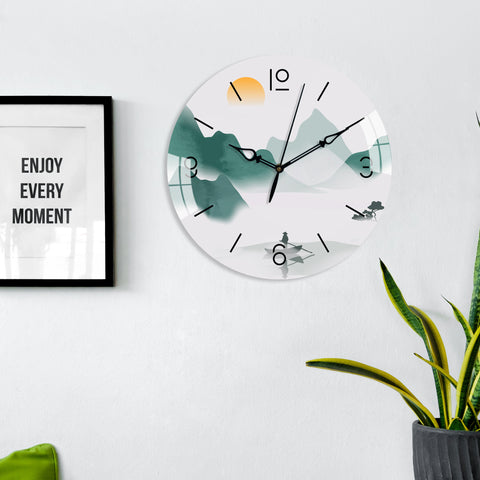 Beautiful Sunrise Printed Acrylic Wall Clock