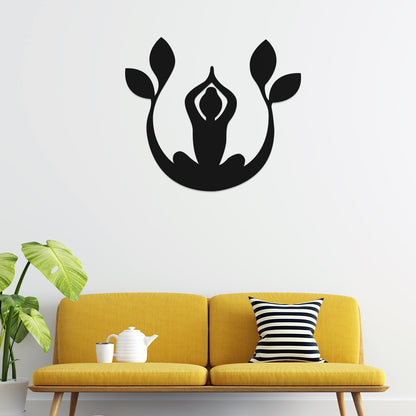 Yoga Lover Metal Wall Art