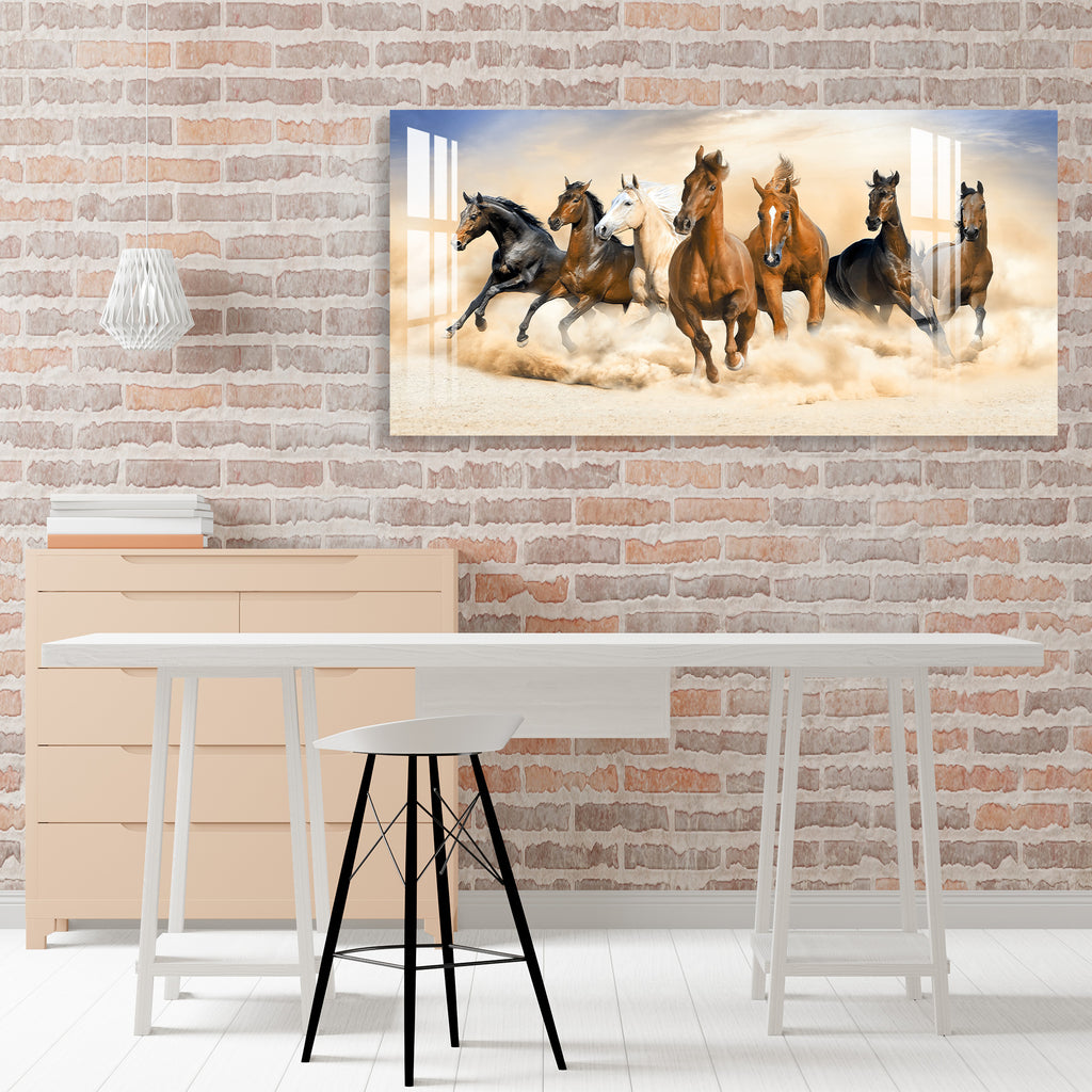 Lucky Horses Acrylic Wall Art