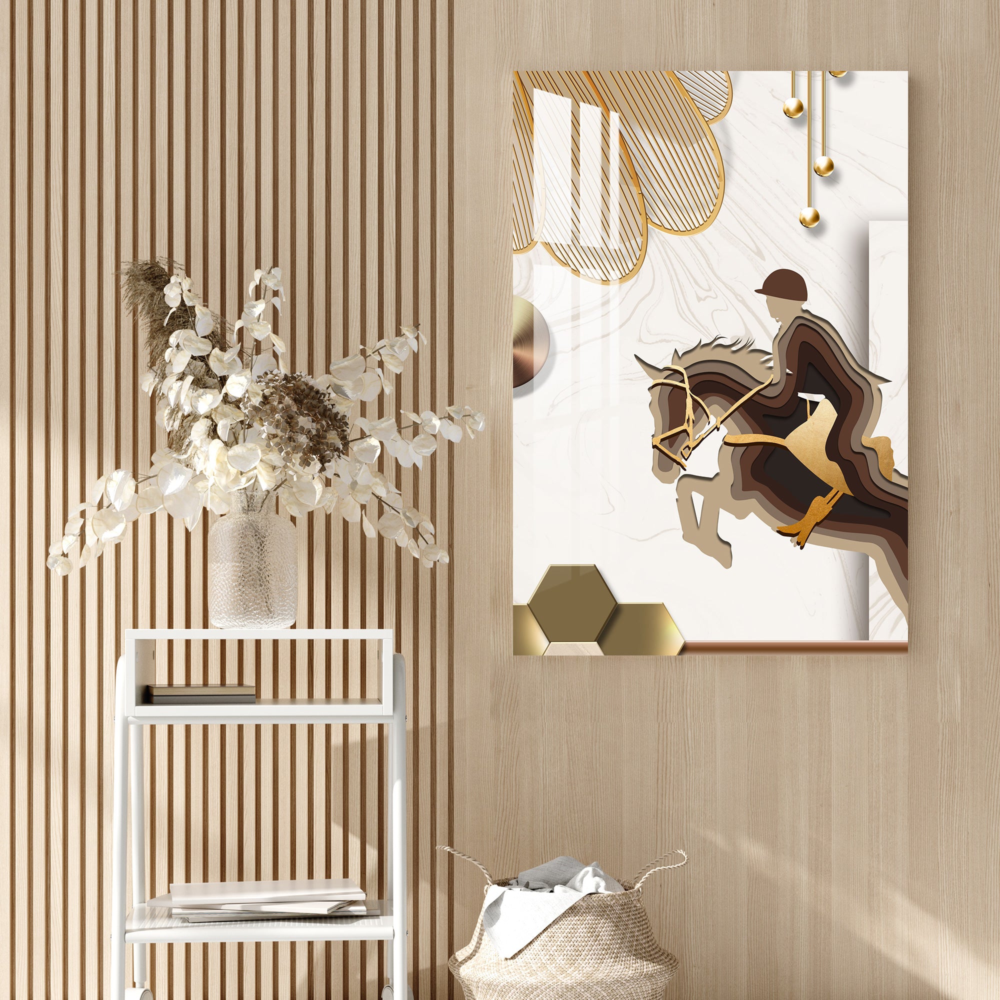 Man on The Horse Acrylic Wall Art