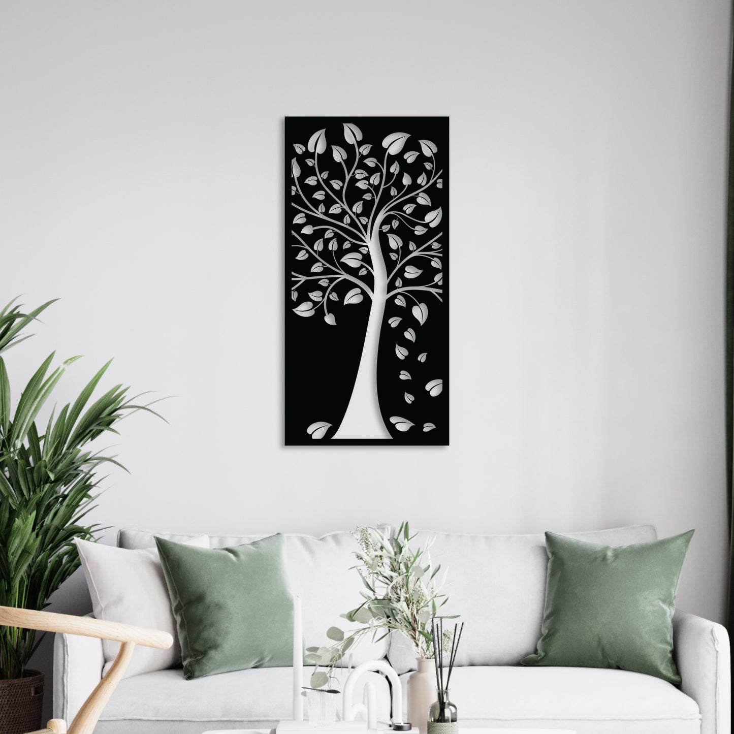 Falling Leaves Metal Wall Art