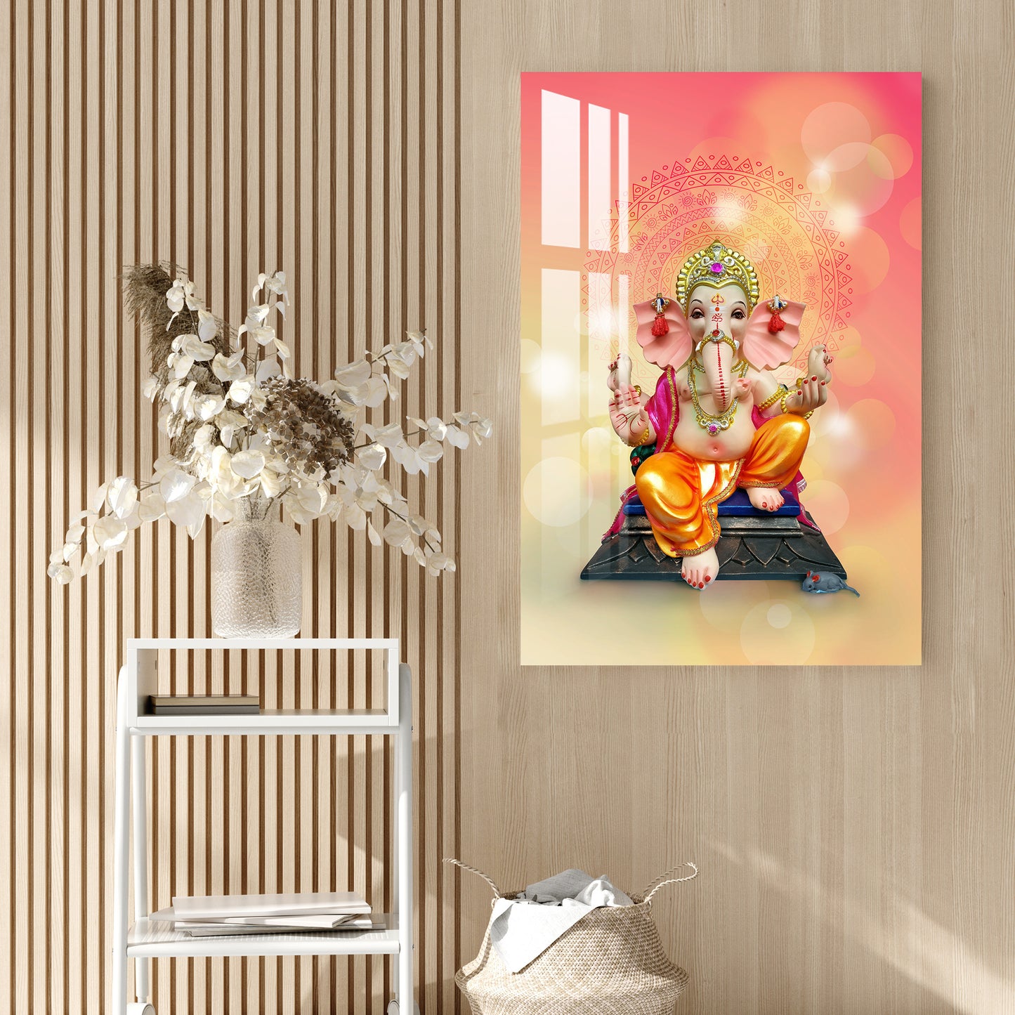 Ganpati Maharaj Acrylic Wall Art