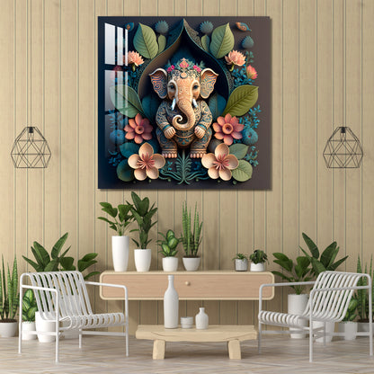 Artistic Ganesha Acrylic Wall Art