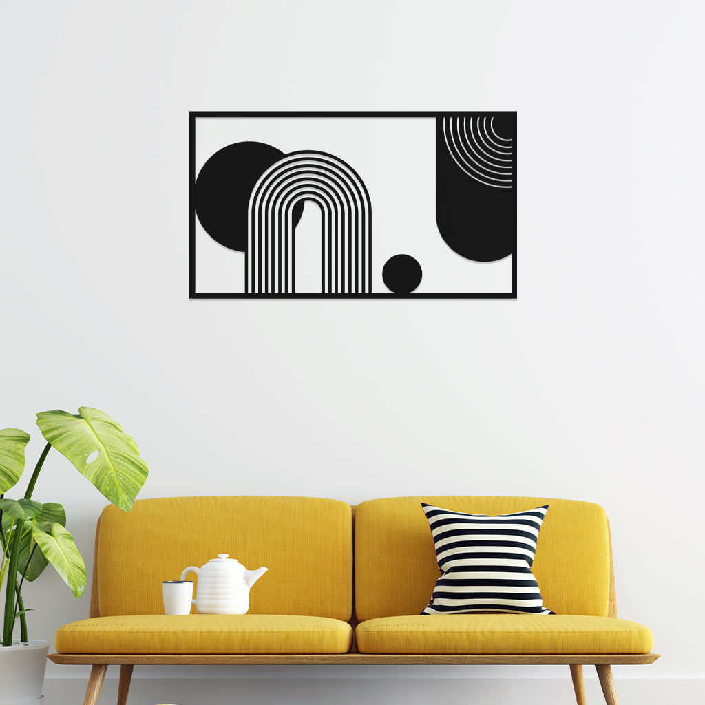 Abstract Figure Metal Wall Art