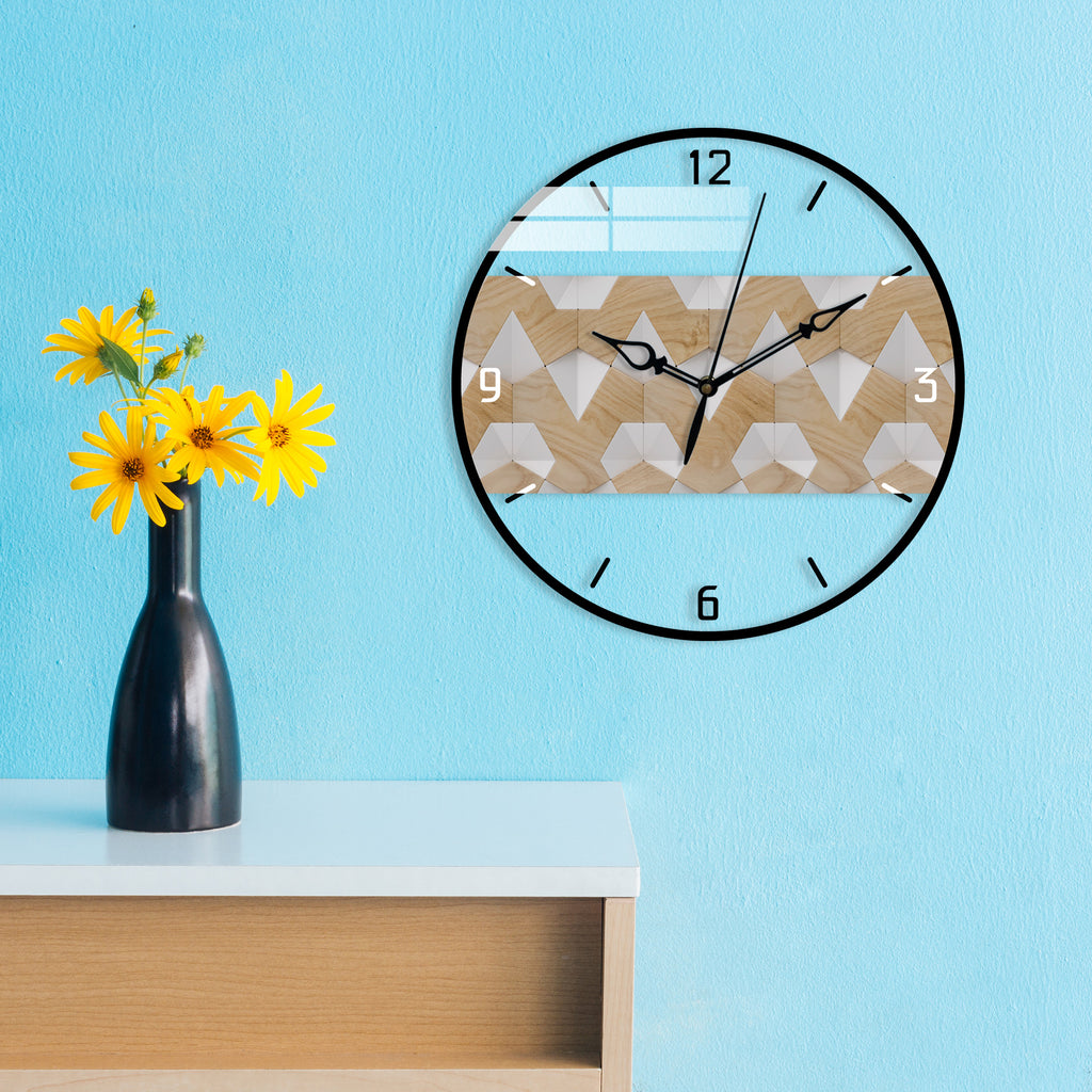 Contemporary Pattern Acrylic Wall Clock