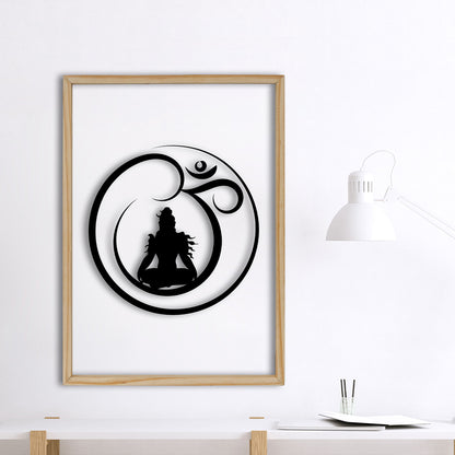 Om Shiva Acrylic Frame