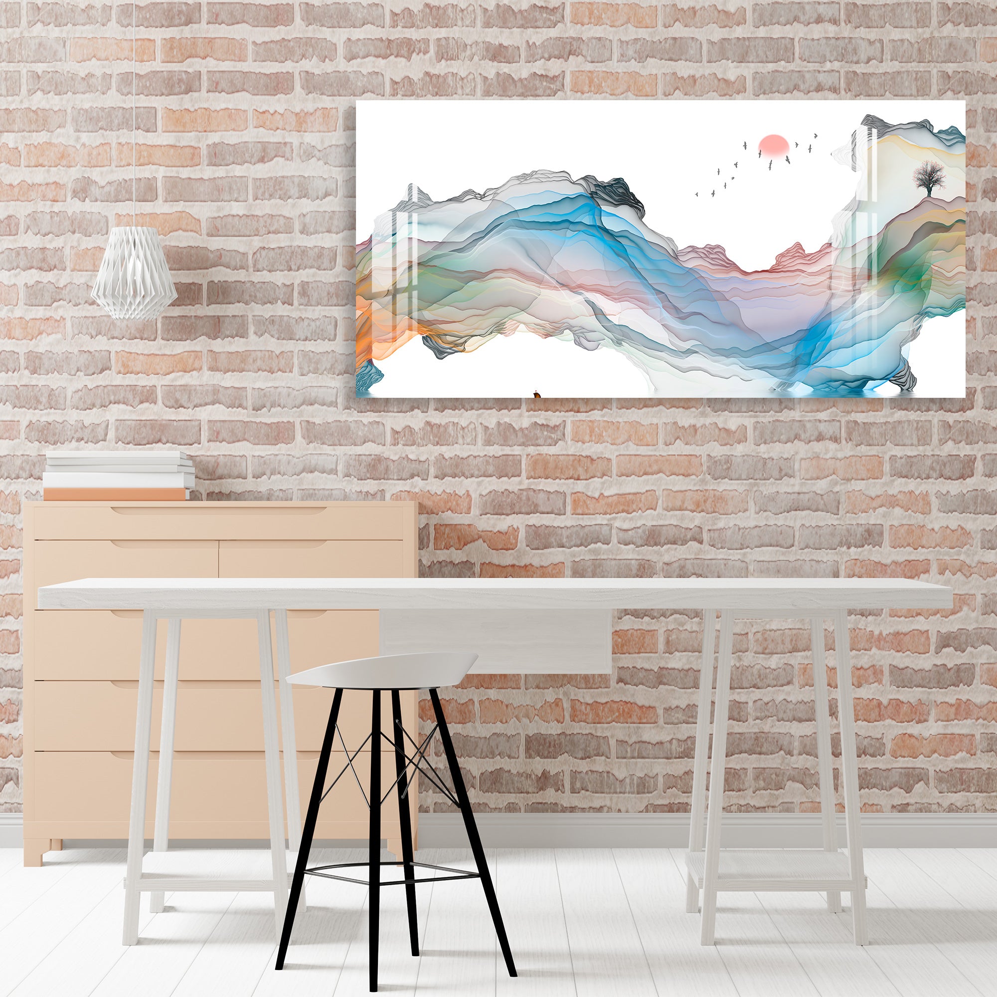 Colorful Surroundings Acrylic Wall Art