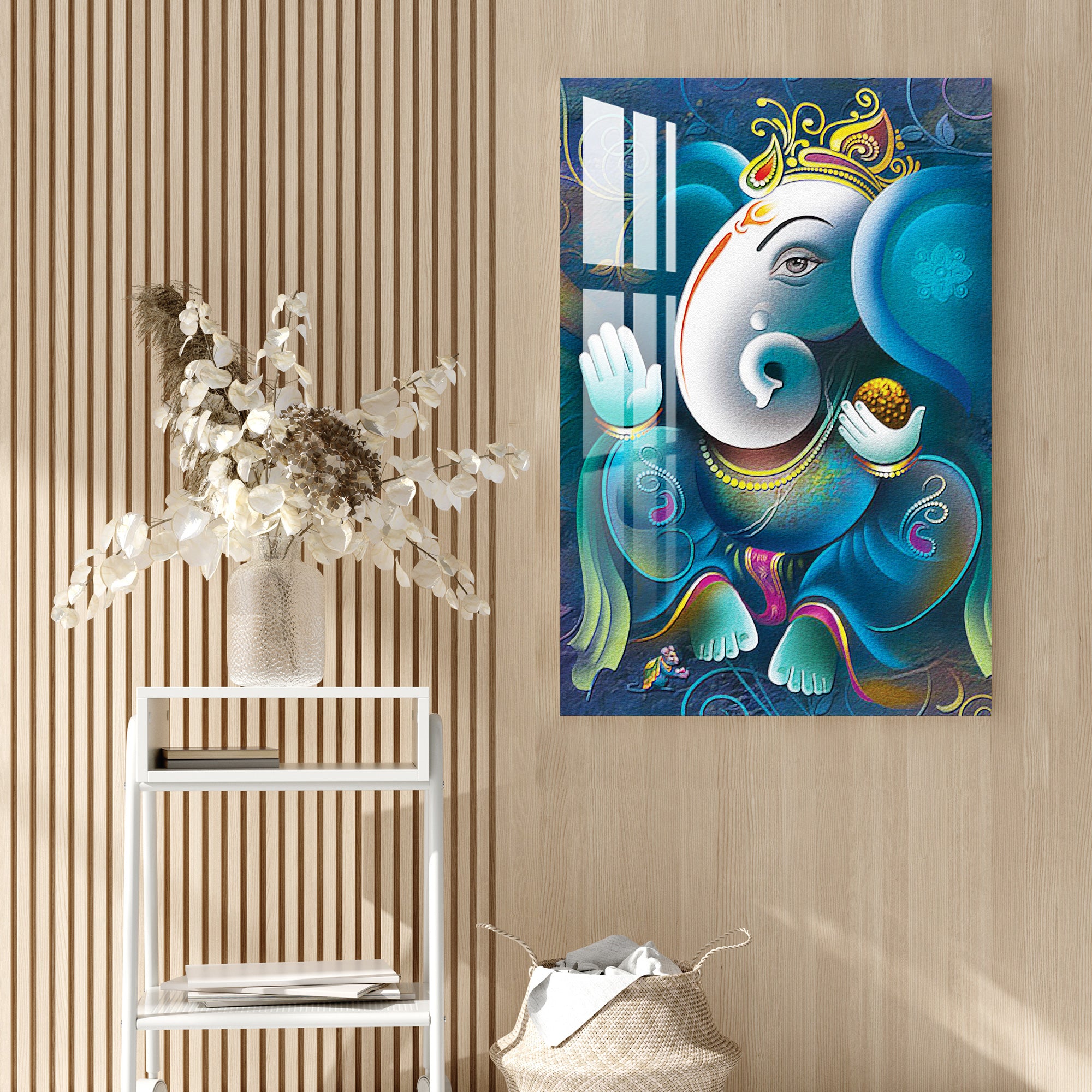 Vignharta Ganesh Acrylic Wall Art