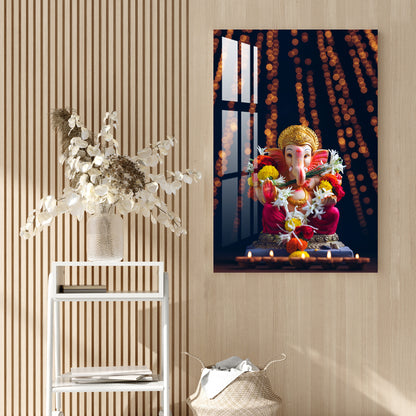 Shree Ganesh Acrylic Wall Art