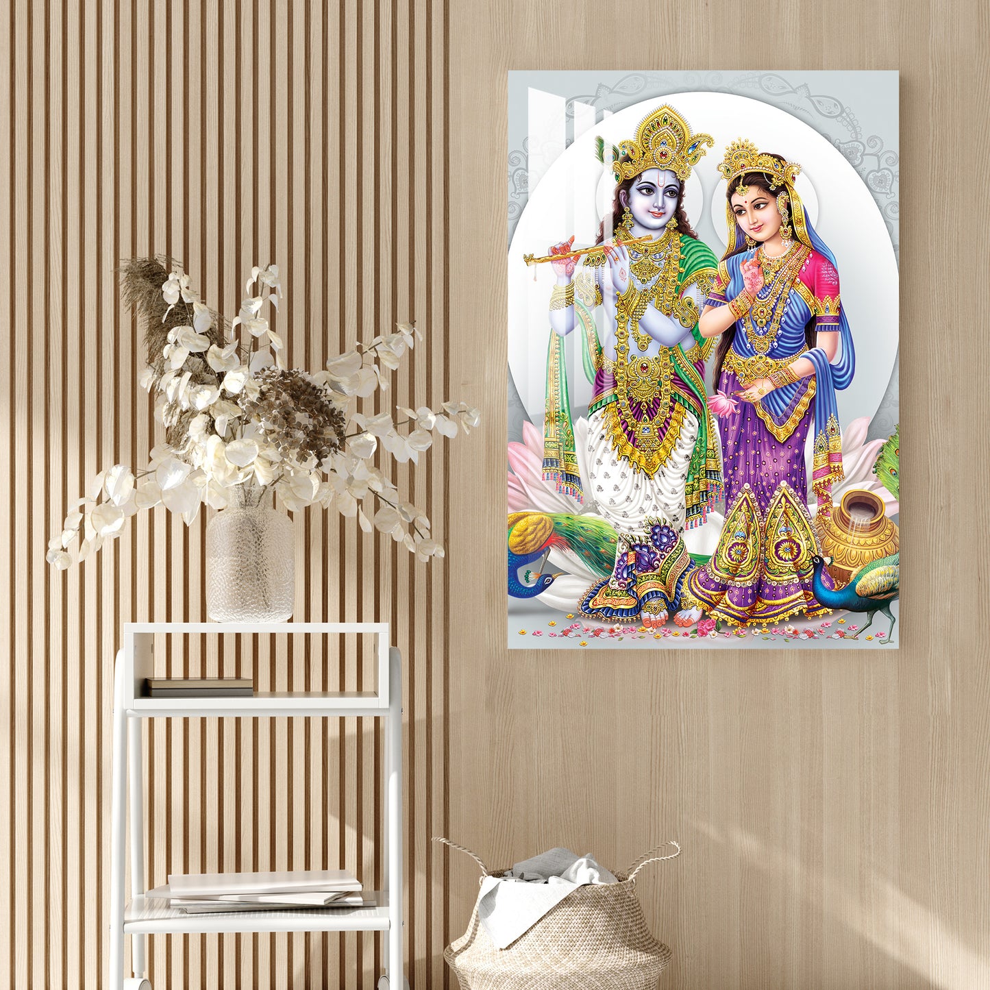 Radha & Krishna Acrylic Wall Art