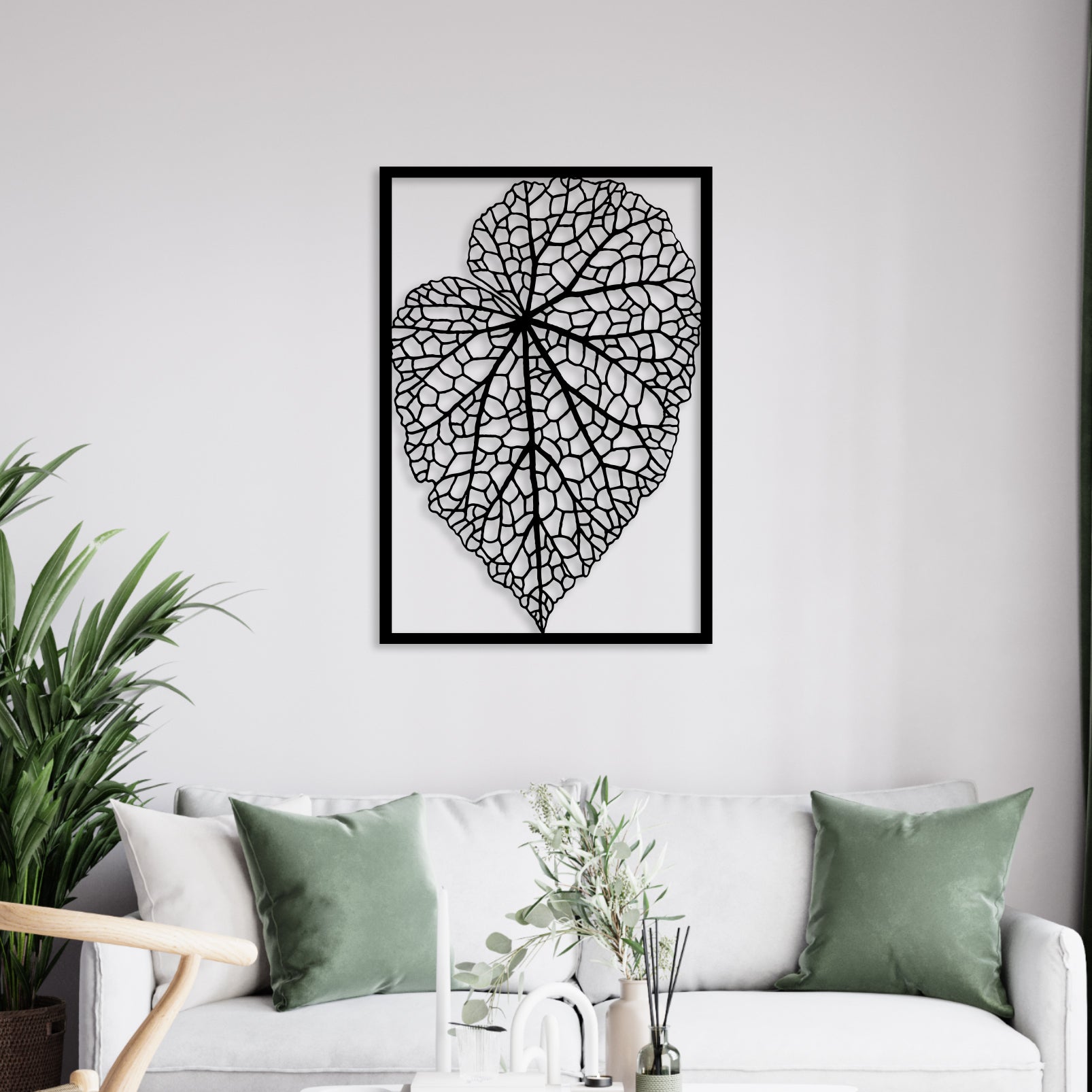 Unique Leaf Metal Wall Art