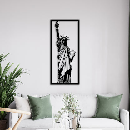 Statue of Liberty Metal Wall Art