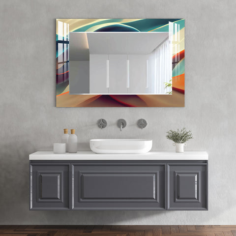 Contemporary Colors Acrylic Wall mirror