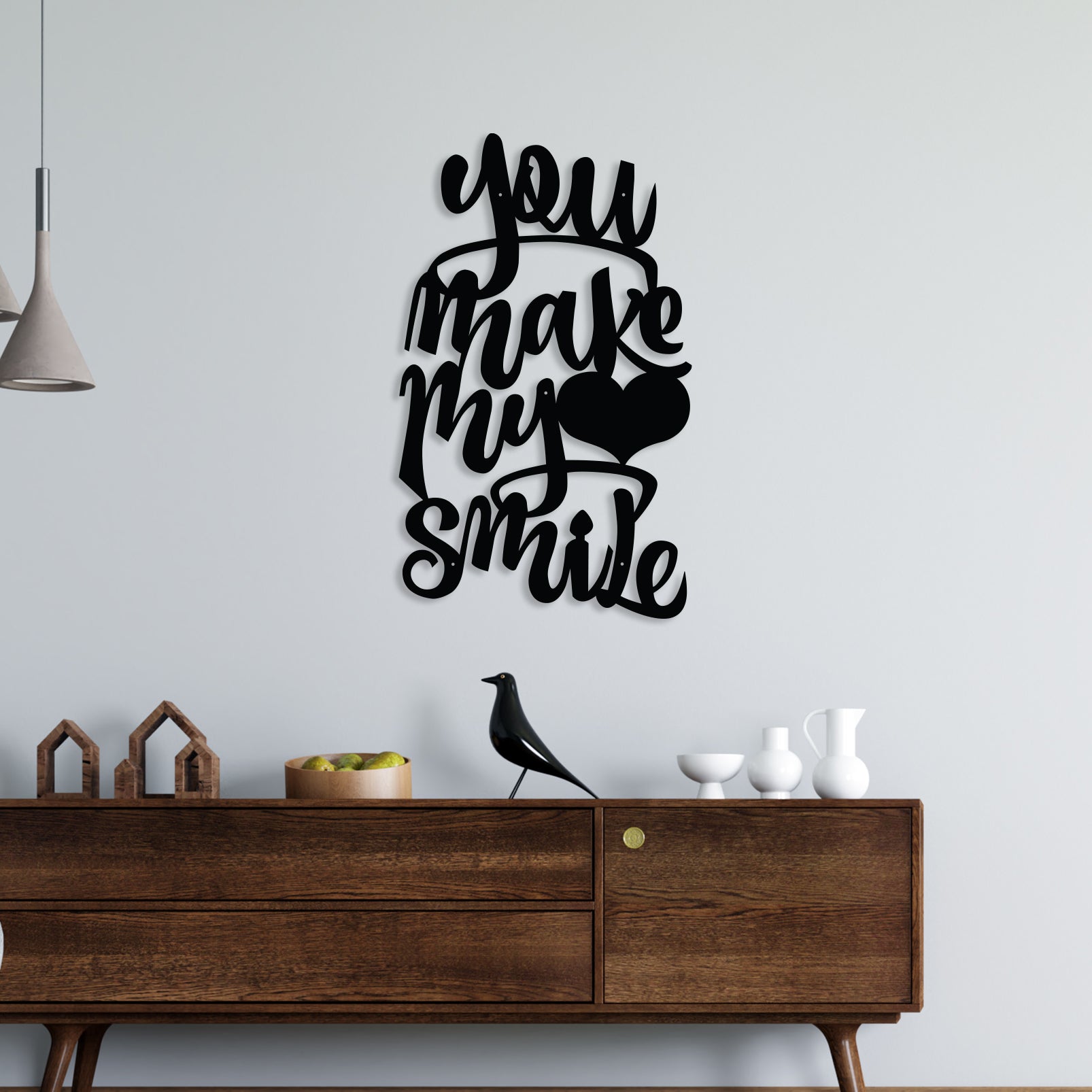 Loving Words Metal Wall Art