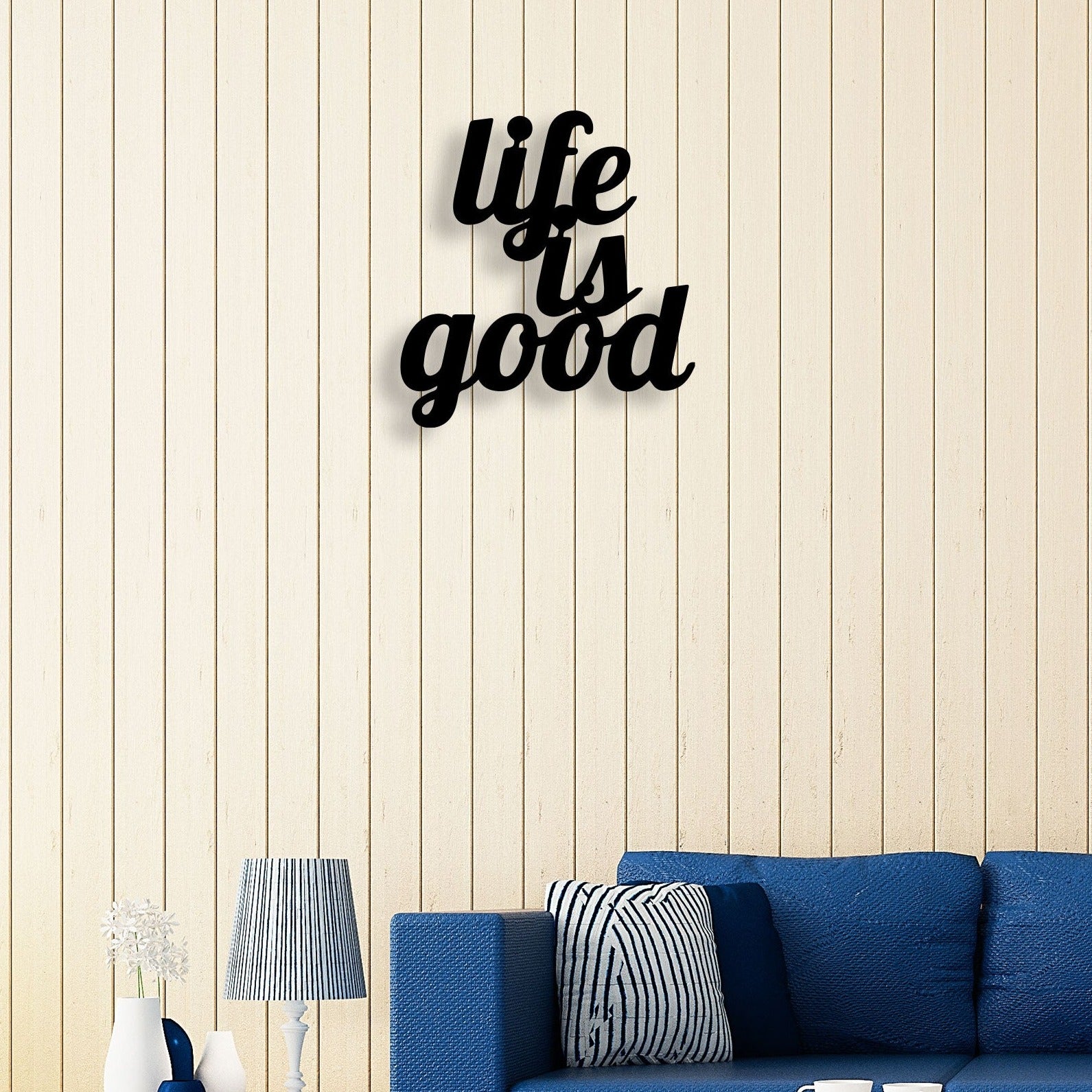 Life is Good Metal Wall Art 1