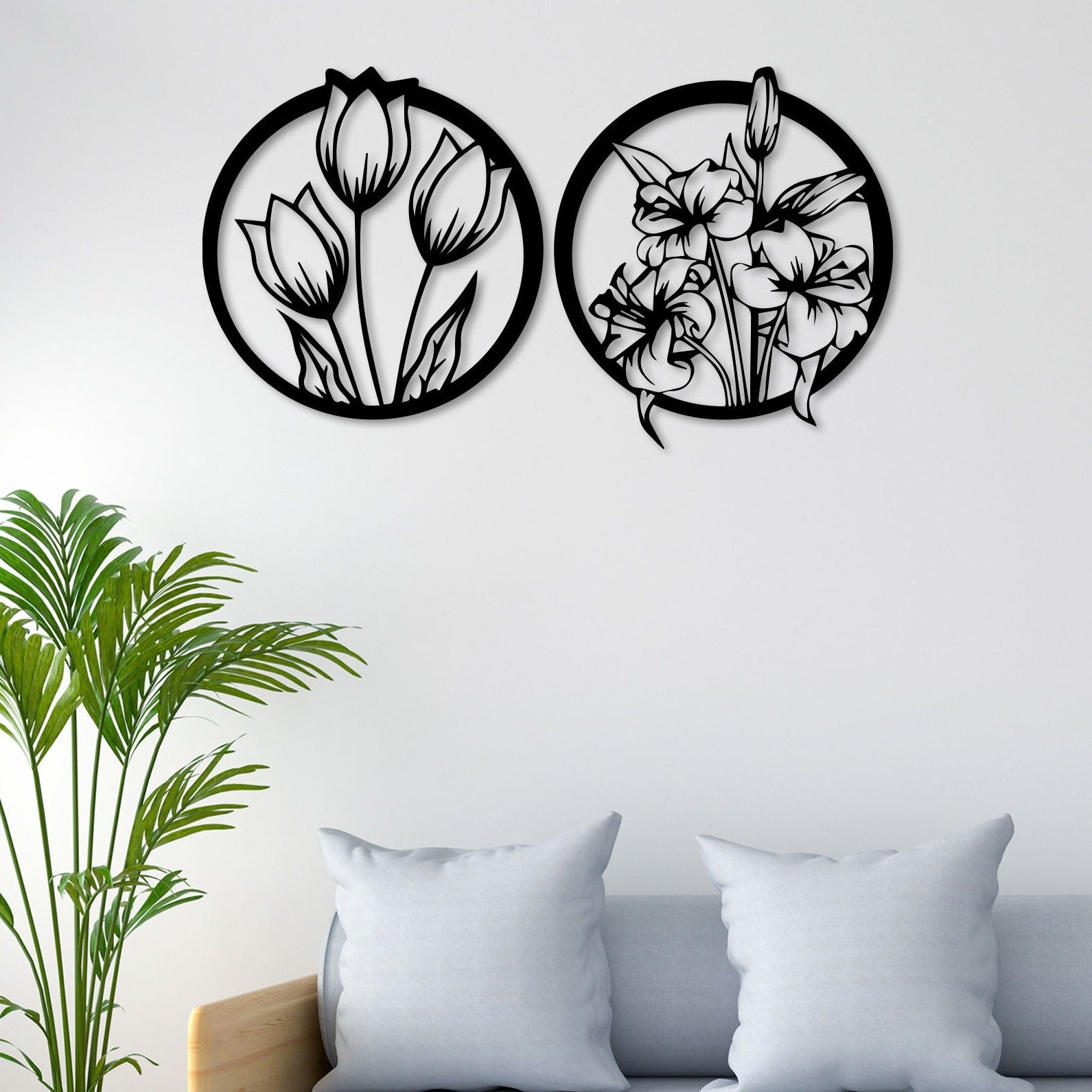 Lotus Metal Wall Art
