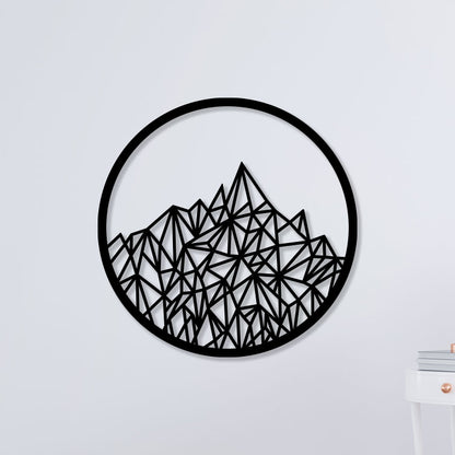 Mountain Wire Metal Wall Art