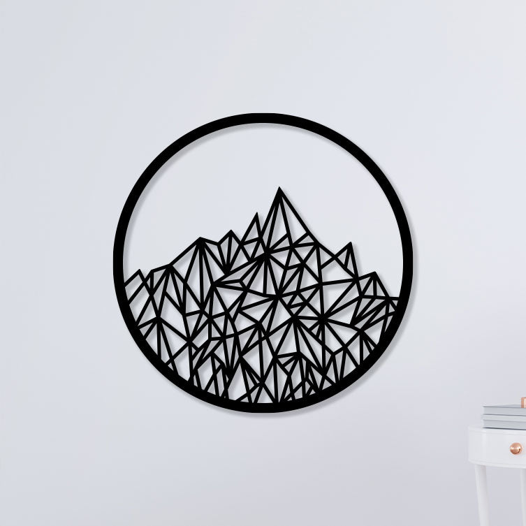 Mountain Wire Metal Wall Art