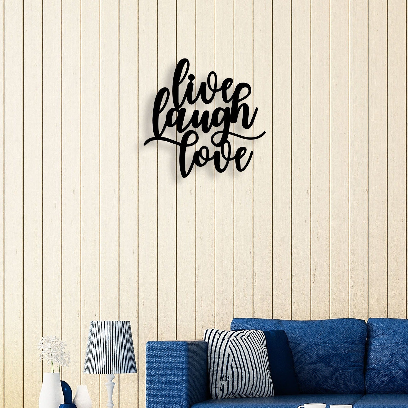 Live Laugh Love Metal Wall Art