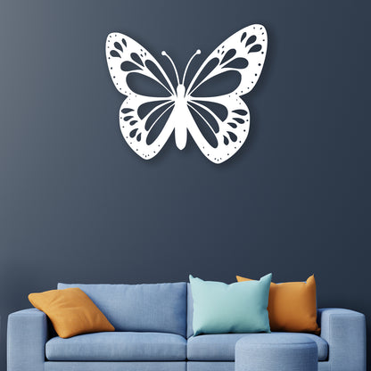 3D Butterfly Metal Wall Art