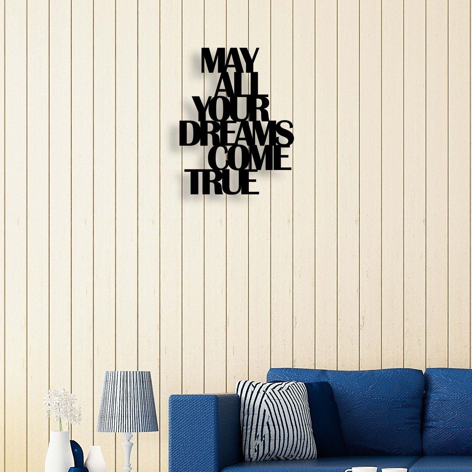 May All Your Dreams Come True Metal Wall Art