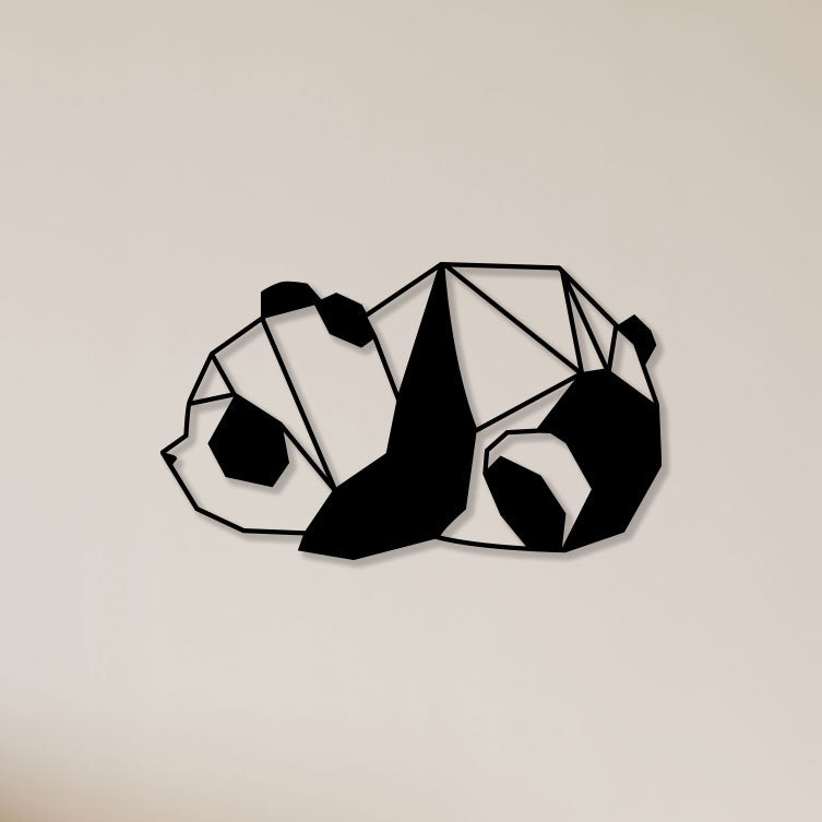 Panda Metal Wall Art