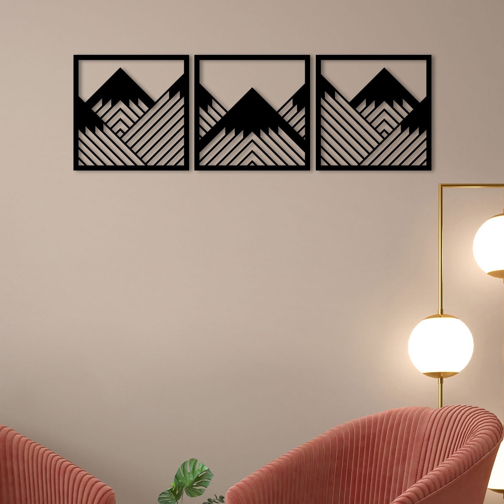 Egypt Mountain Metal Wall Art 2