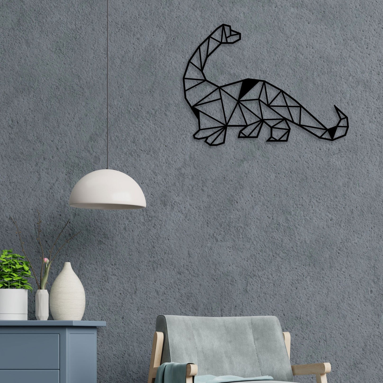 Dinosaur Metal Wall Art 5