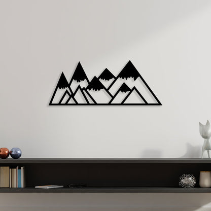 Ice Mountain Metal Wall Art