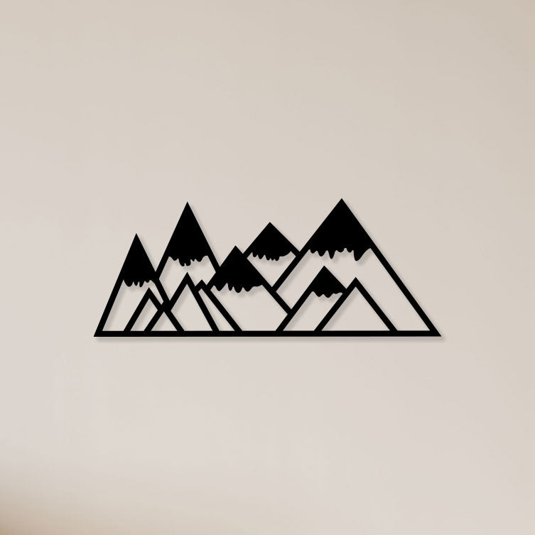 Ice Mountain Metal Wall Art