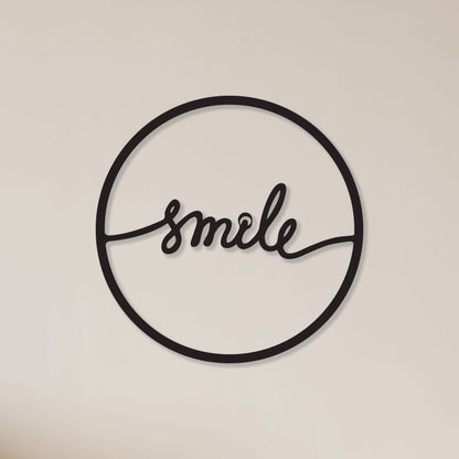 Attractive Smile Metal Wall Art