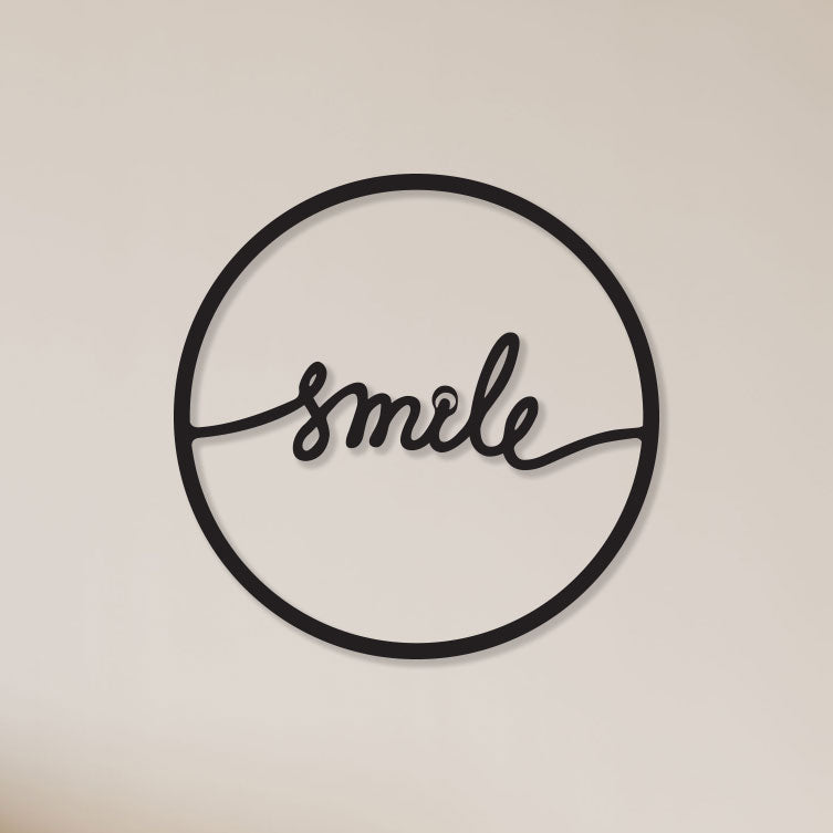 Attractive Smile Metal Wall Art