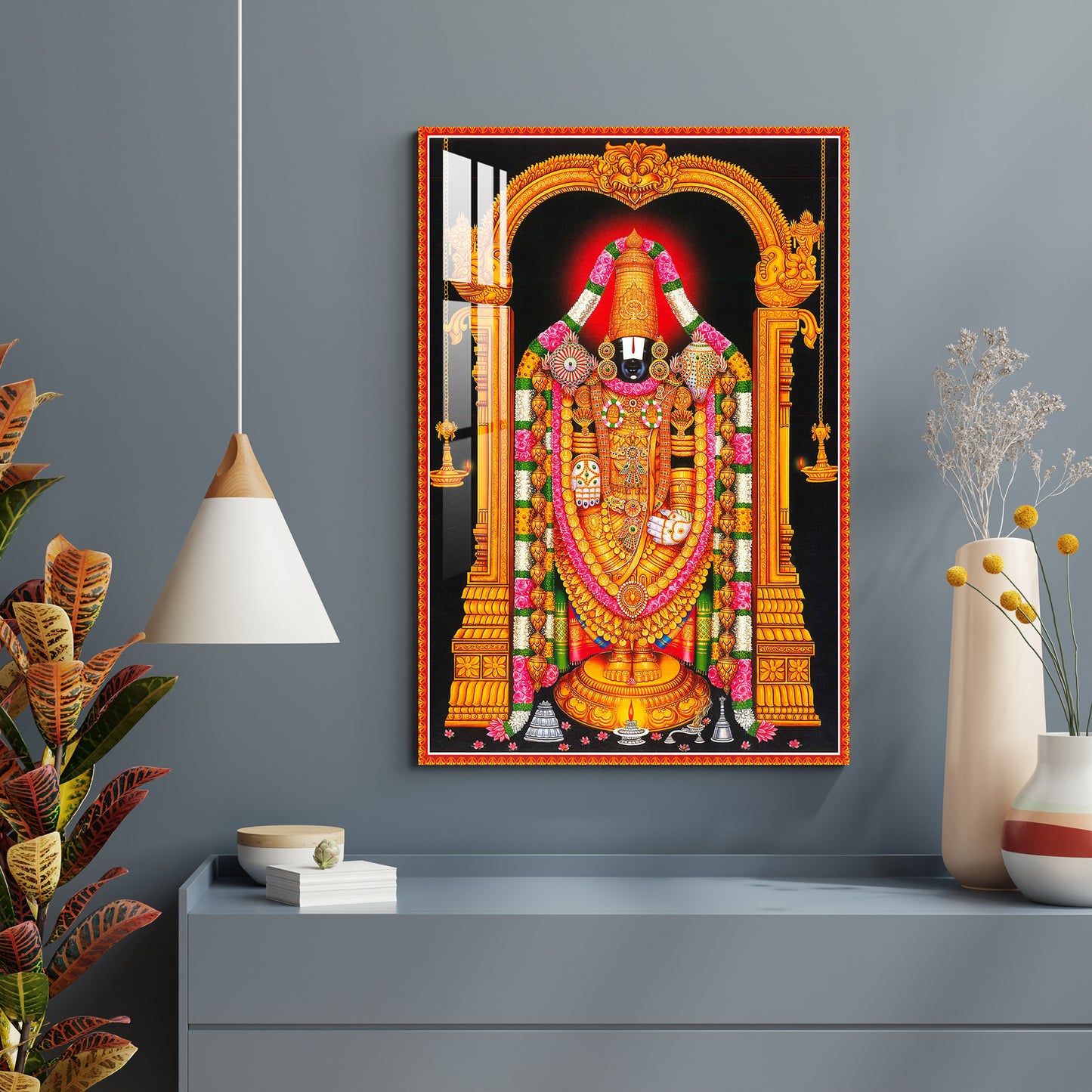 Lord Tirupati Balaji Acrylic Wall Art