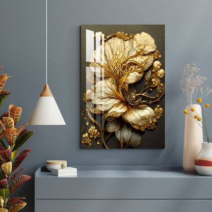 Golden Desire Acrylic Wall Art