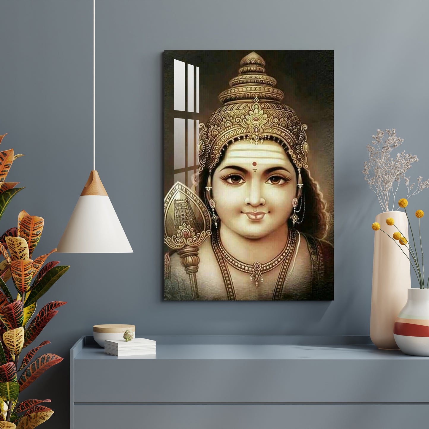 Beautiful Murugan Acrylic Wall Art