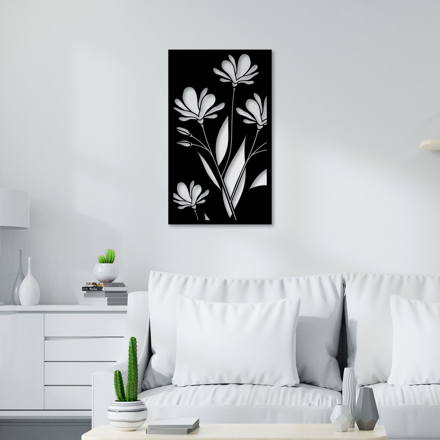 Flowers Metal Wall Art