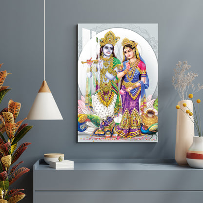 Radha & Krishna Acrylic Wall Art