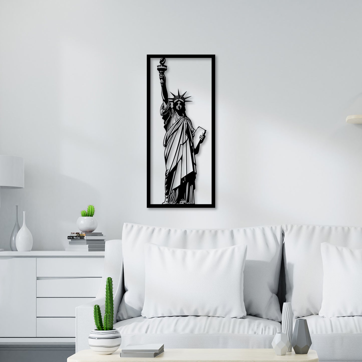 Statue of Liberty Metal Wall Art