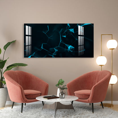 Reflective Diamond Acrylic Wall Art