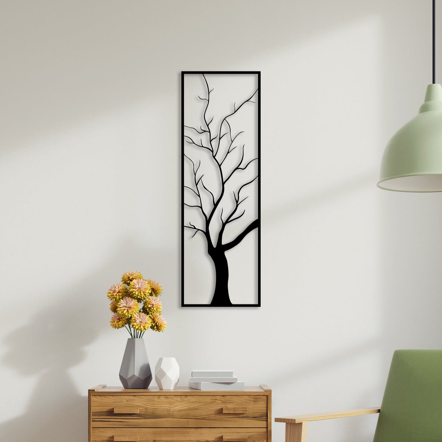 Deciduous Tree Metal Wall Art