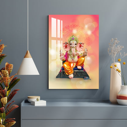 Ganpati Maharaj Acrylic Wall Art