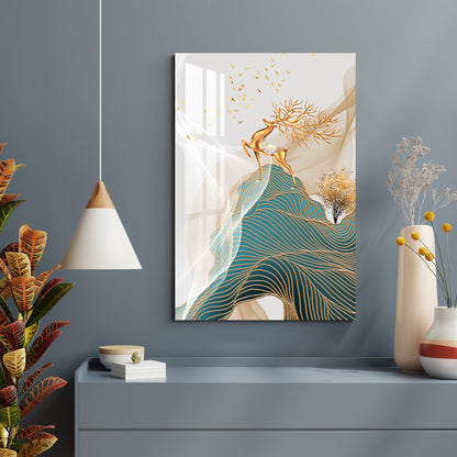 Dancing Deer Acrylic Wall Art