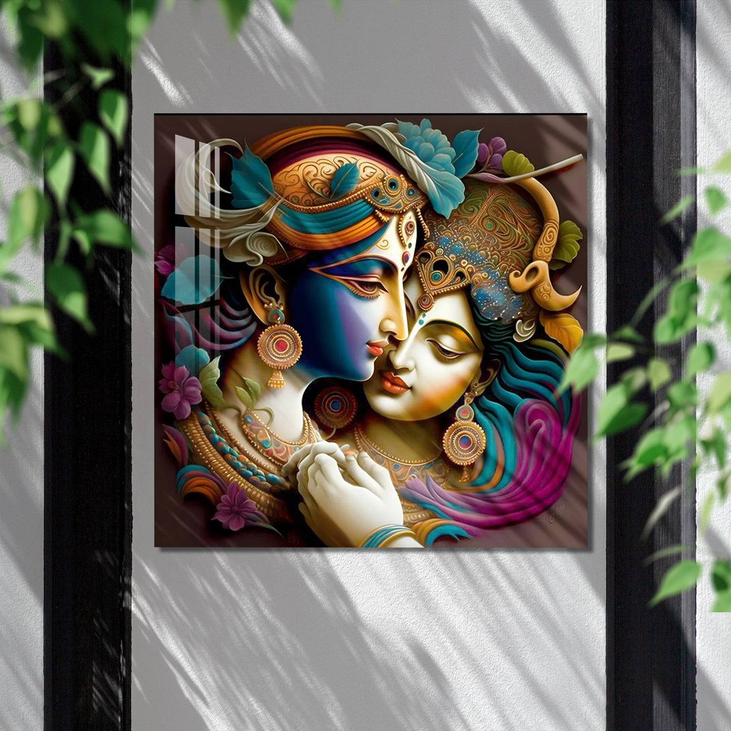 Radha Madhav Acrylic Wall Art