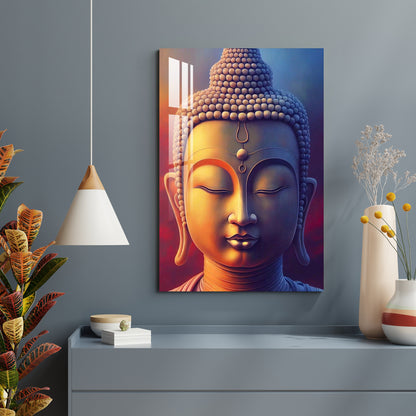 Lord Gautam Buddha Acrylic Wall Art