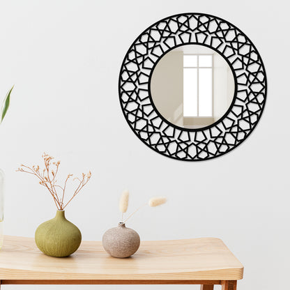 Decorative Round Shaped Metal wall Mirror