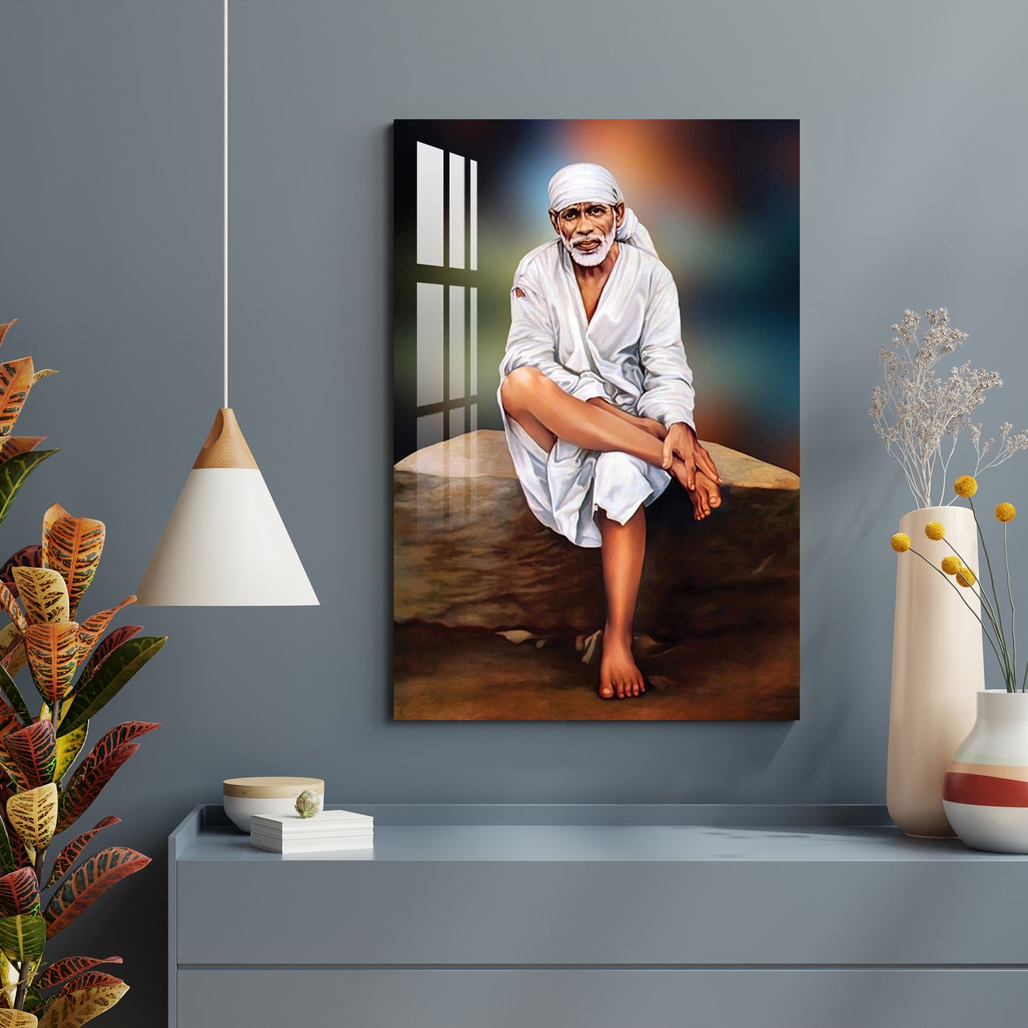 Shirdi Sai Acrylic Wall Art