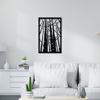 Big Trees Metal Wall Art