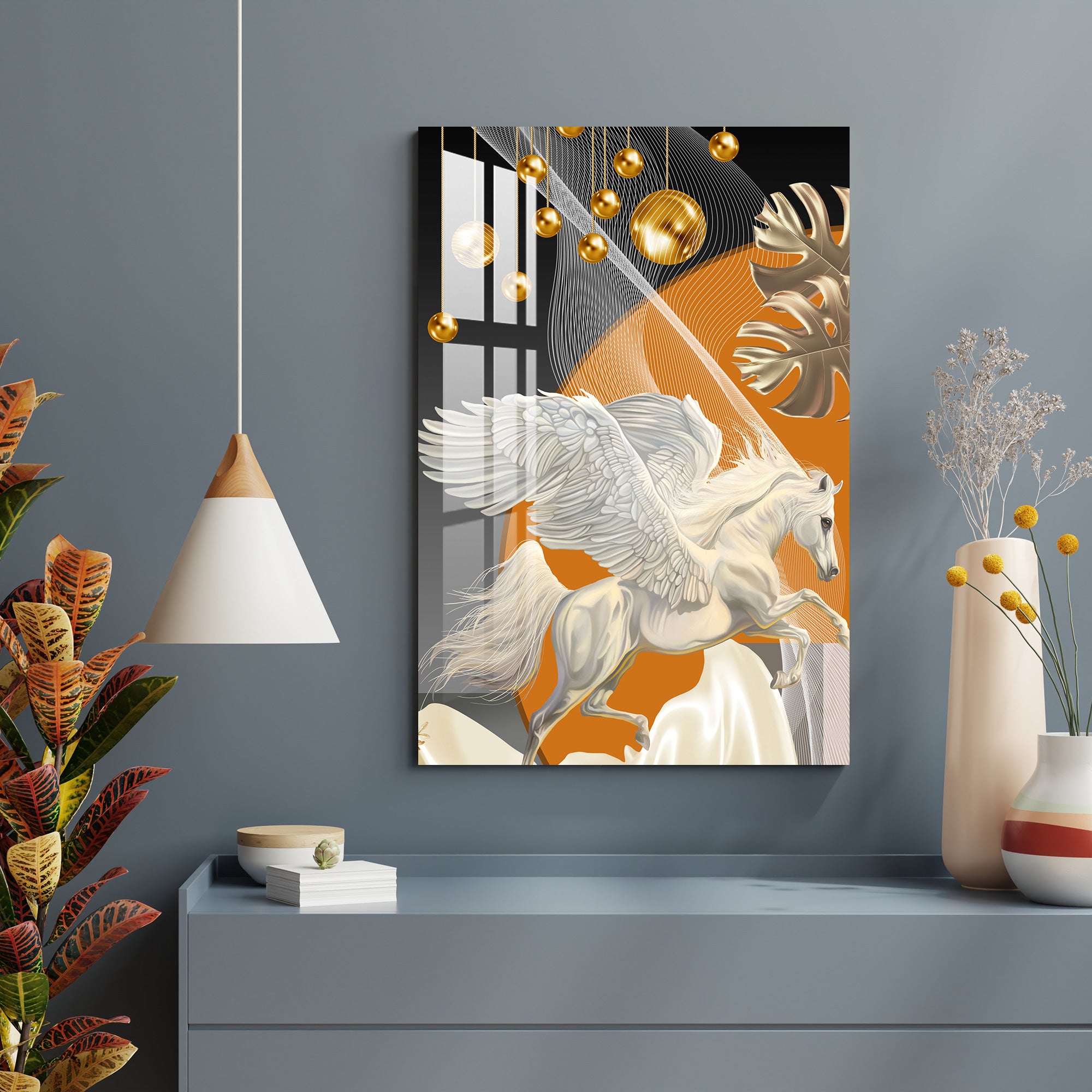 Beautiful Unicorn Acrylic Wall Art