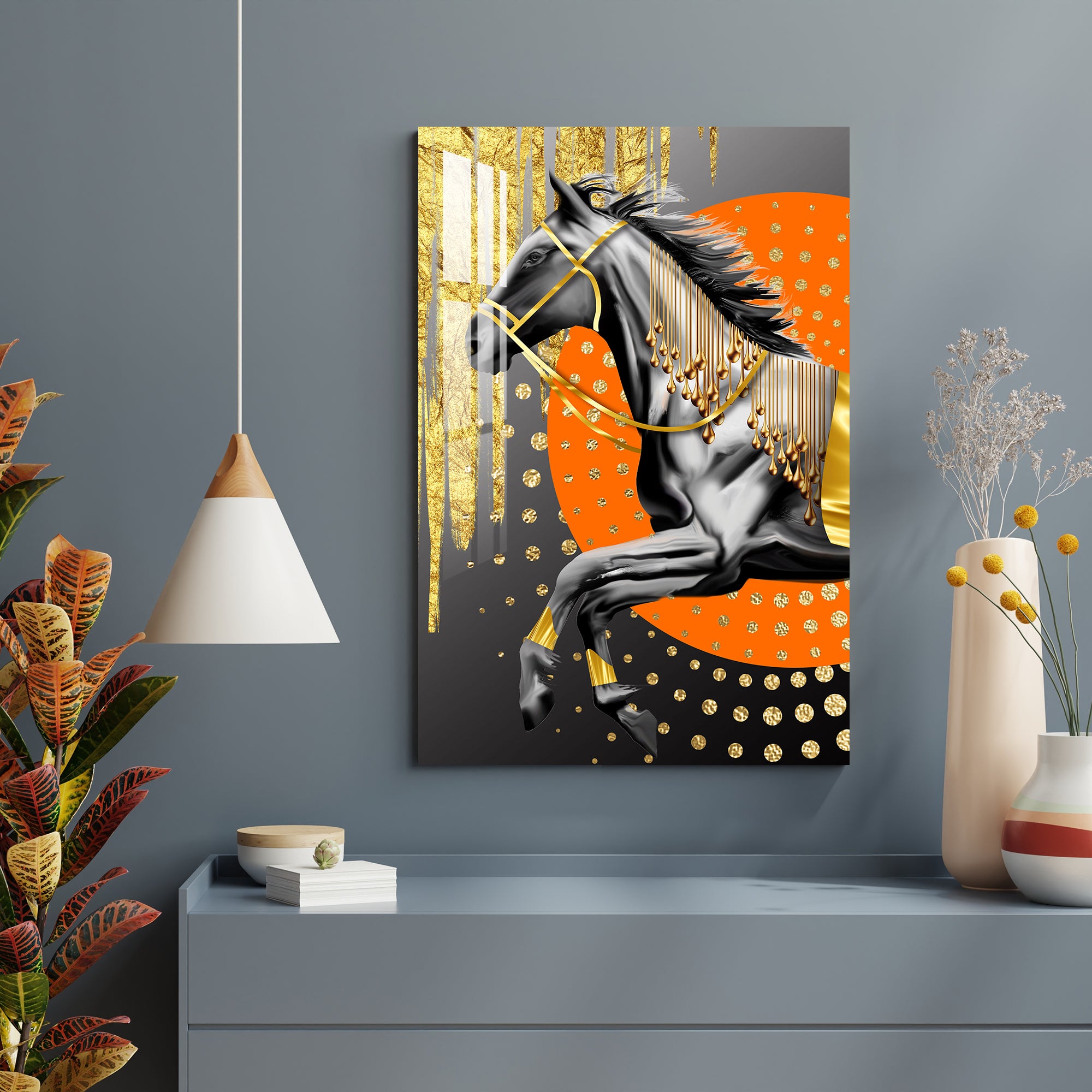 Modern Horse Acrylic Wall Art